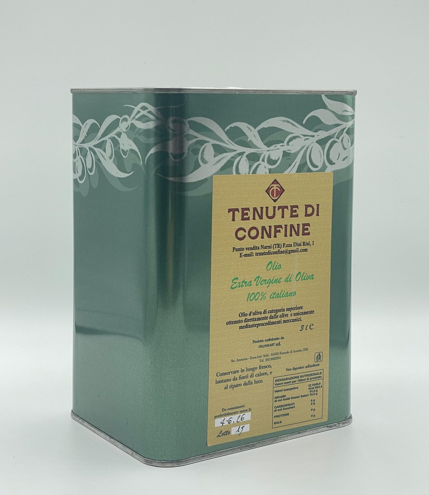 OLIO EXTRAVERGINE DI OLIVA